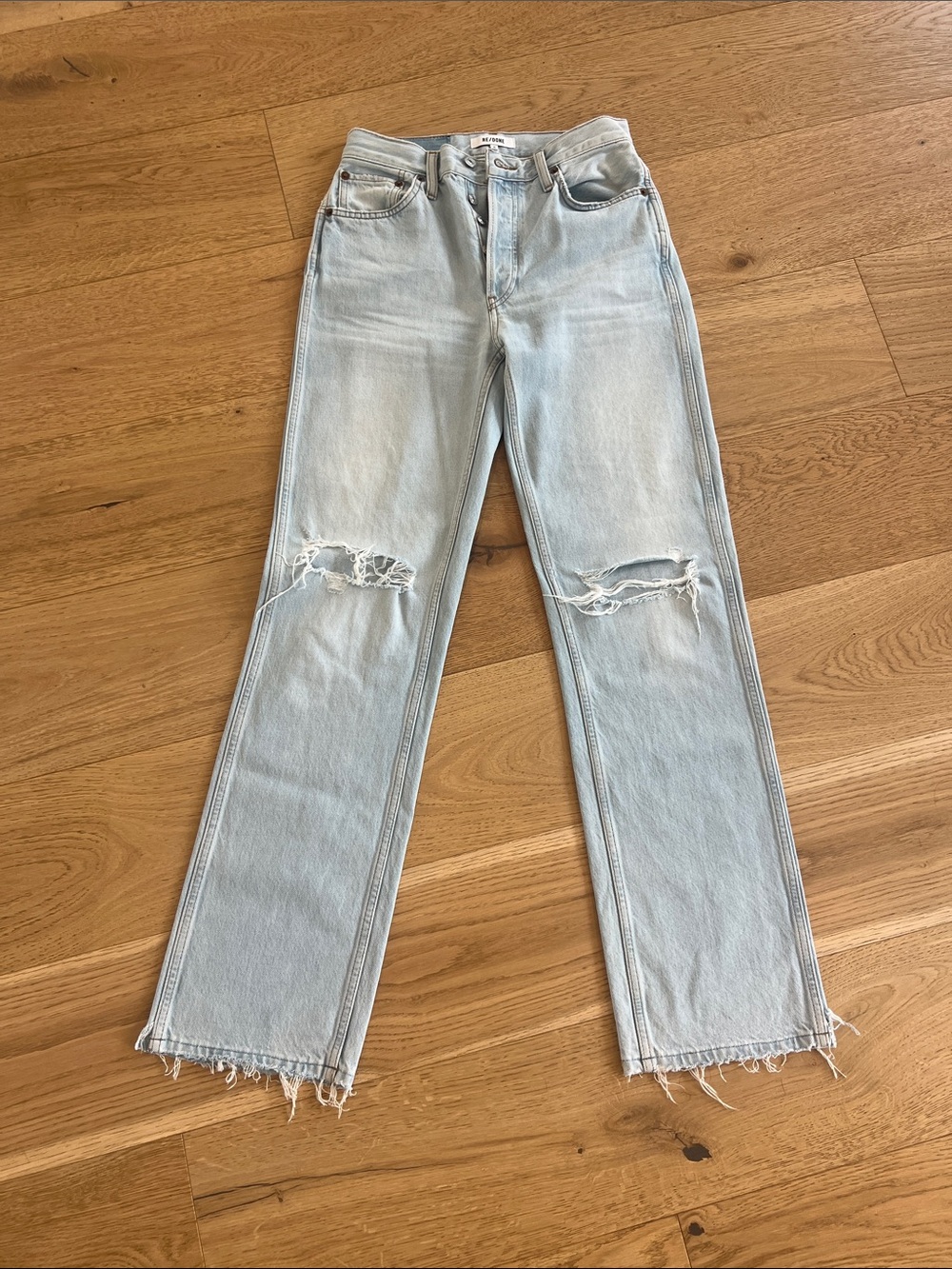Re/done 90s high rise loose jeans size 26, like new!